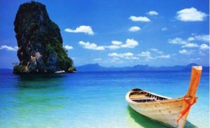 The seaside landscape of Phuket island