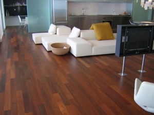 Holiday home wooden flooring