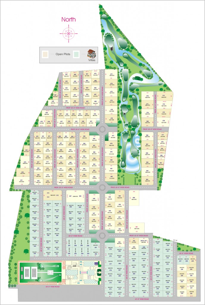 Banyan Tree Retreat plot layout