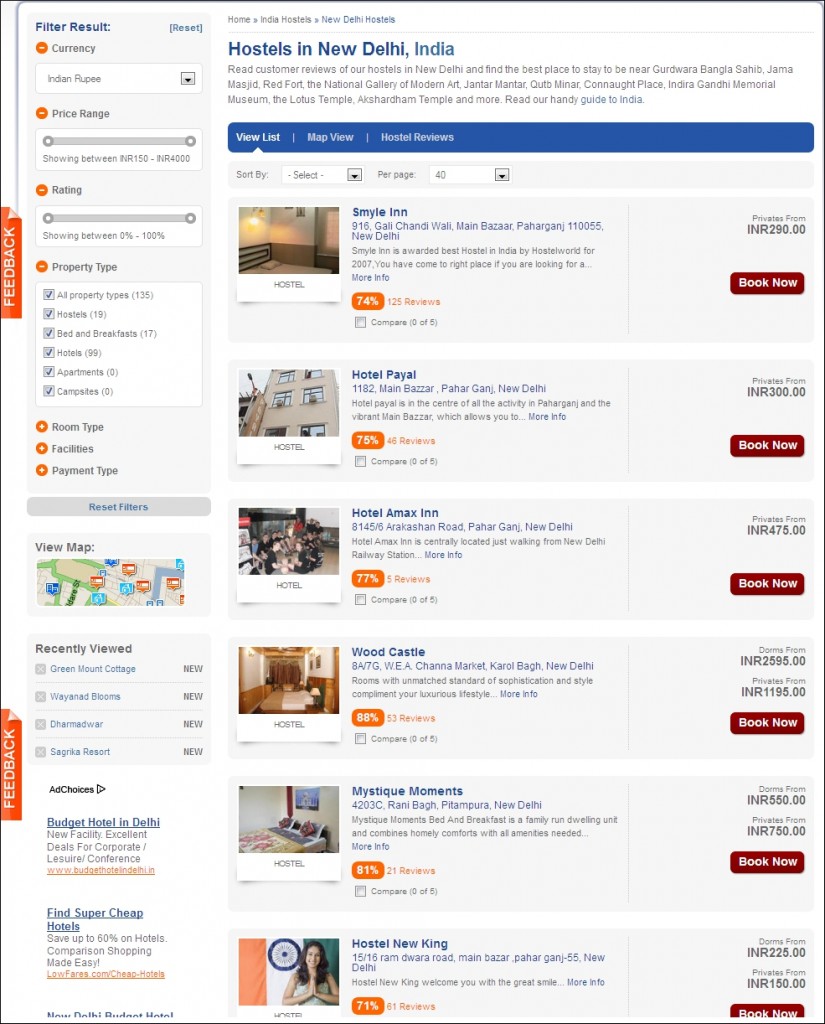 Hostel World Dotcom listing Hostel World Dotcom listing
