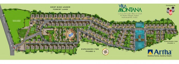 Layout of Villa Montana