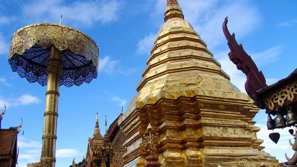 Wat Phrathat Doi Suthep, a Theravada Buddhist temple in Chiang Mai Wat Phrathat Doi Suthep, a Theravada Buddhist temple in Chiang Mai