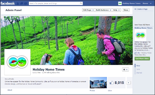 Facebook page Facebook page