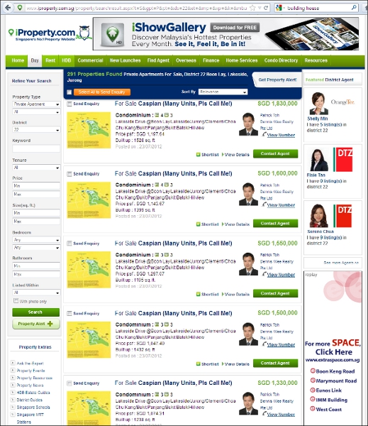Property Listing Page Property Listing Page