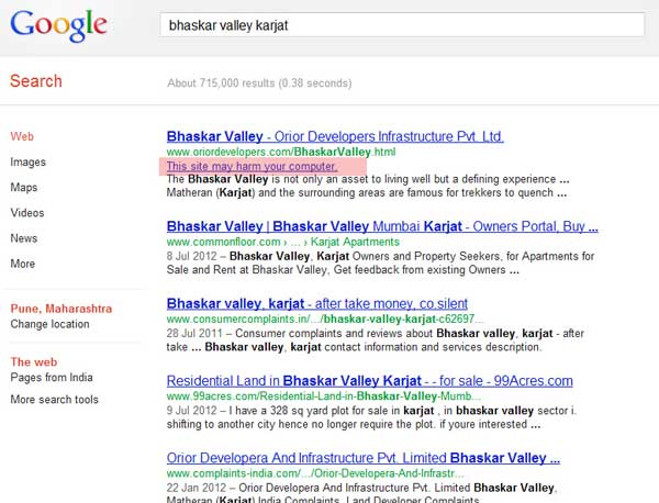 Orior Developers website infected with malware Orior Developers website infected with malware