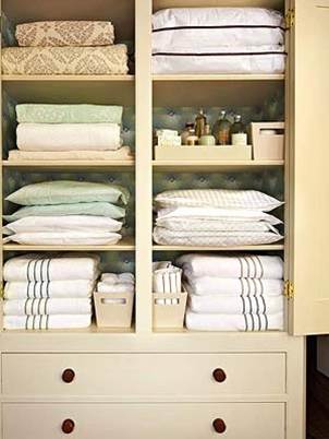 The linen cupboard