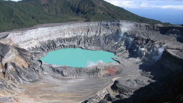 Poas Volcano Crater, Costa Rica