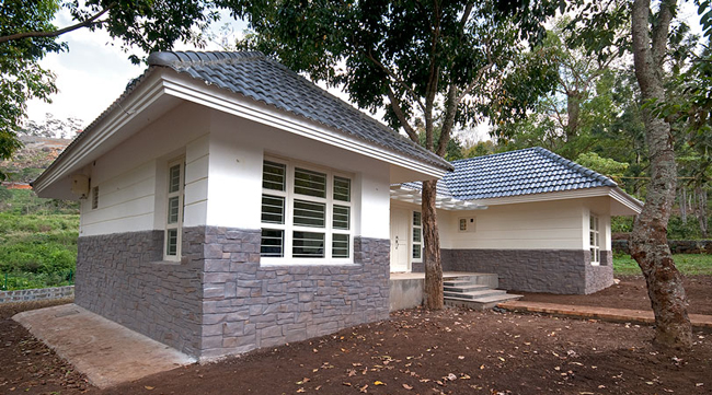 View of a villa offered in a gated community in Yercaud