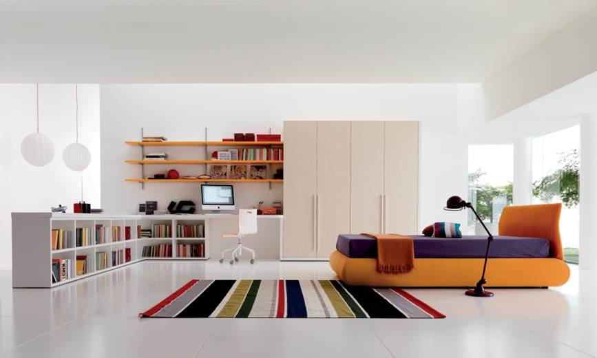 Children's study in the bedroom