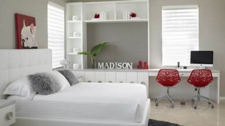 Integrate the furniture and storage units