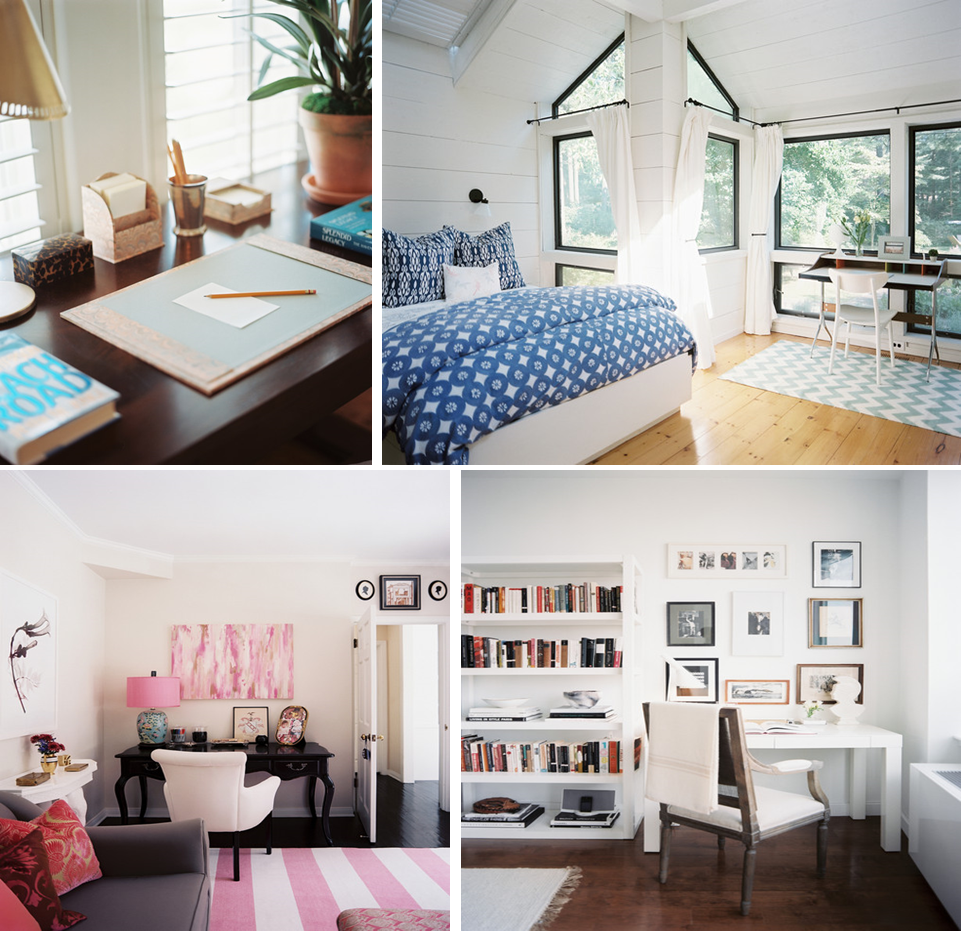 Small studies in adult bedrooms