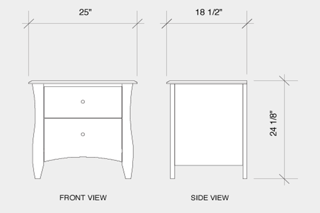 Night Stand dimensions