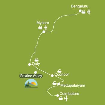 Prostine Valley location map